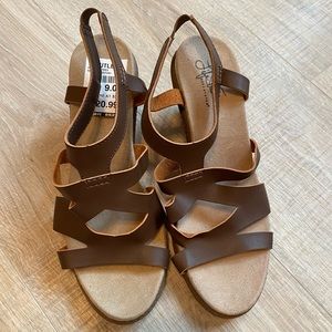 Wedge Sandals, NWT
